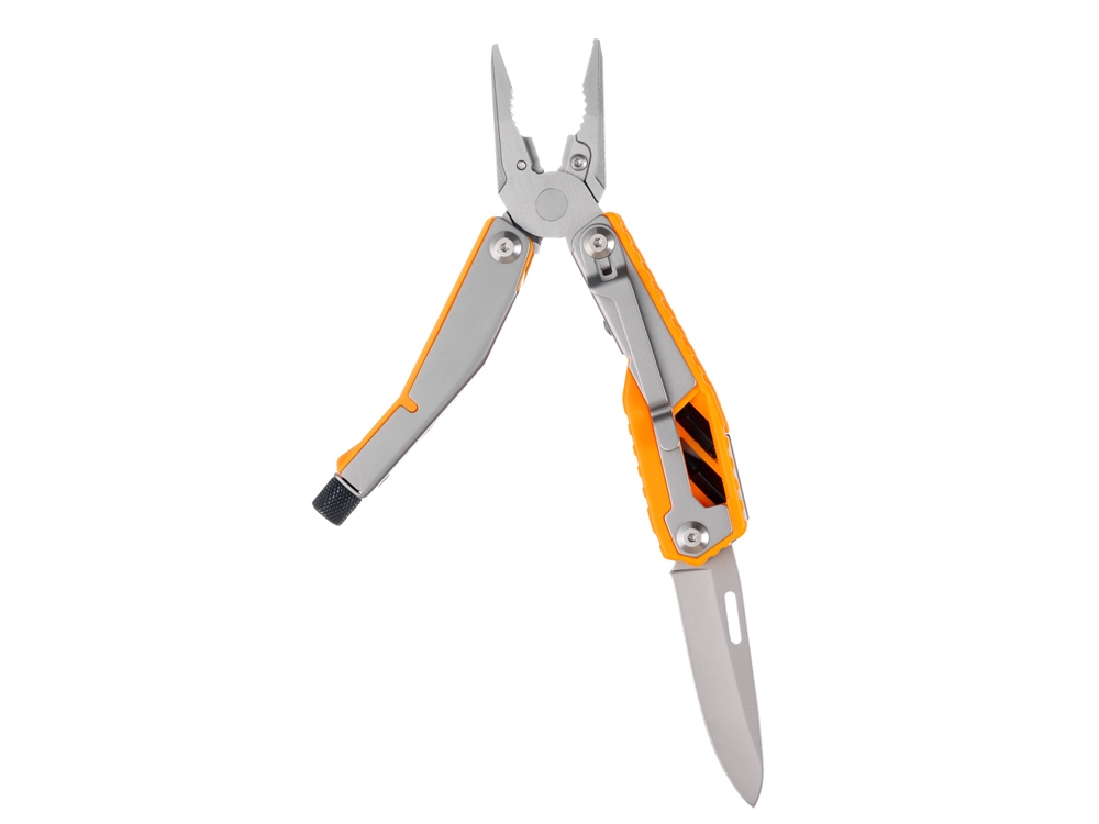 Мультитул Stinger, 102 мм, 8 функций, сталь/АБС-пластик, оранжевый, в комплекте нейлоновый чехол-3