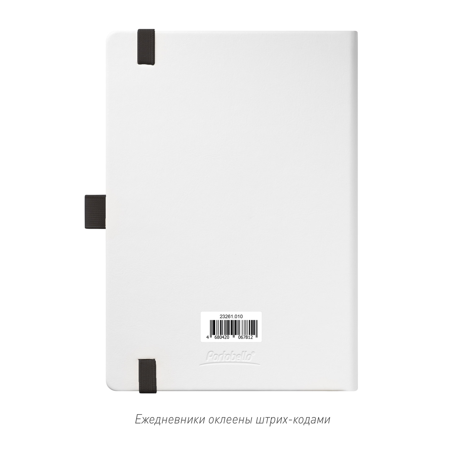 Ежедневник Arctic недатированный, белый/черный-14