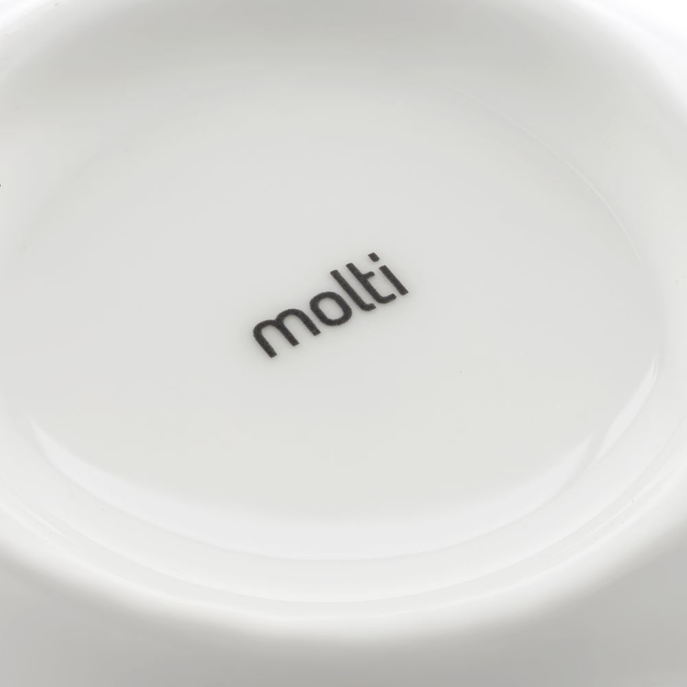 Кофейная пара Select, белая с серебристой отводкой-3