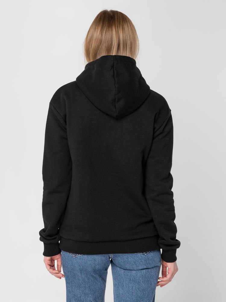 Толстовка с капюшоном Unit Kirenga Heavy, черная-6