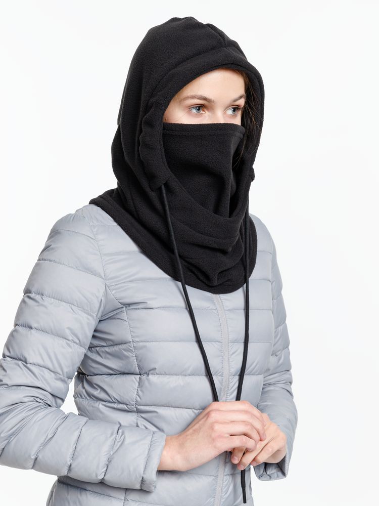 Балаклава-капюшон Nesse, черная-6