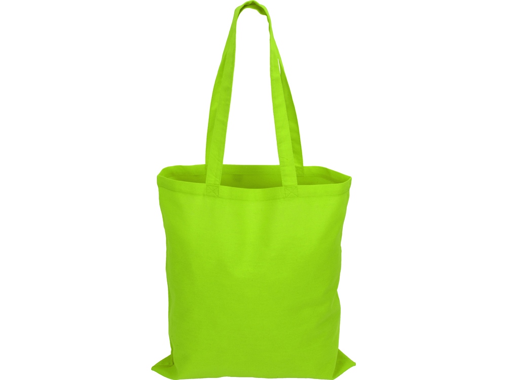 Сумка для шопинга Carryme 140 хлопковая, 140 г/м2, зеленое яблоко-2