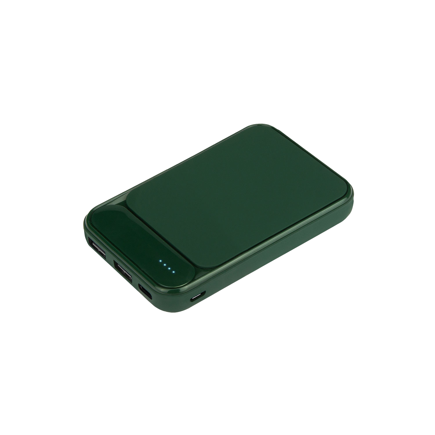 Внешний аккумулятор с подсветкой Старлайт PB (Starlight PB) 5000 mAh, зеленый-0