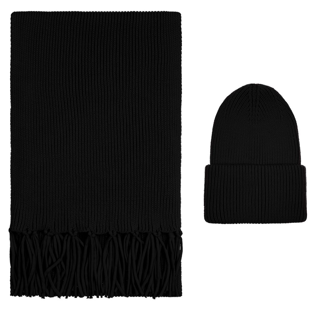 Шарф Flette, черный-1