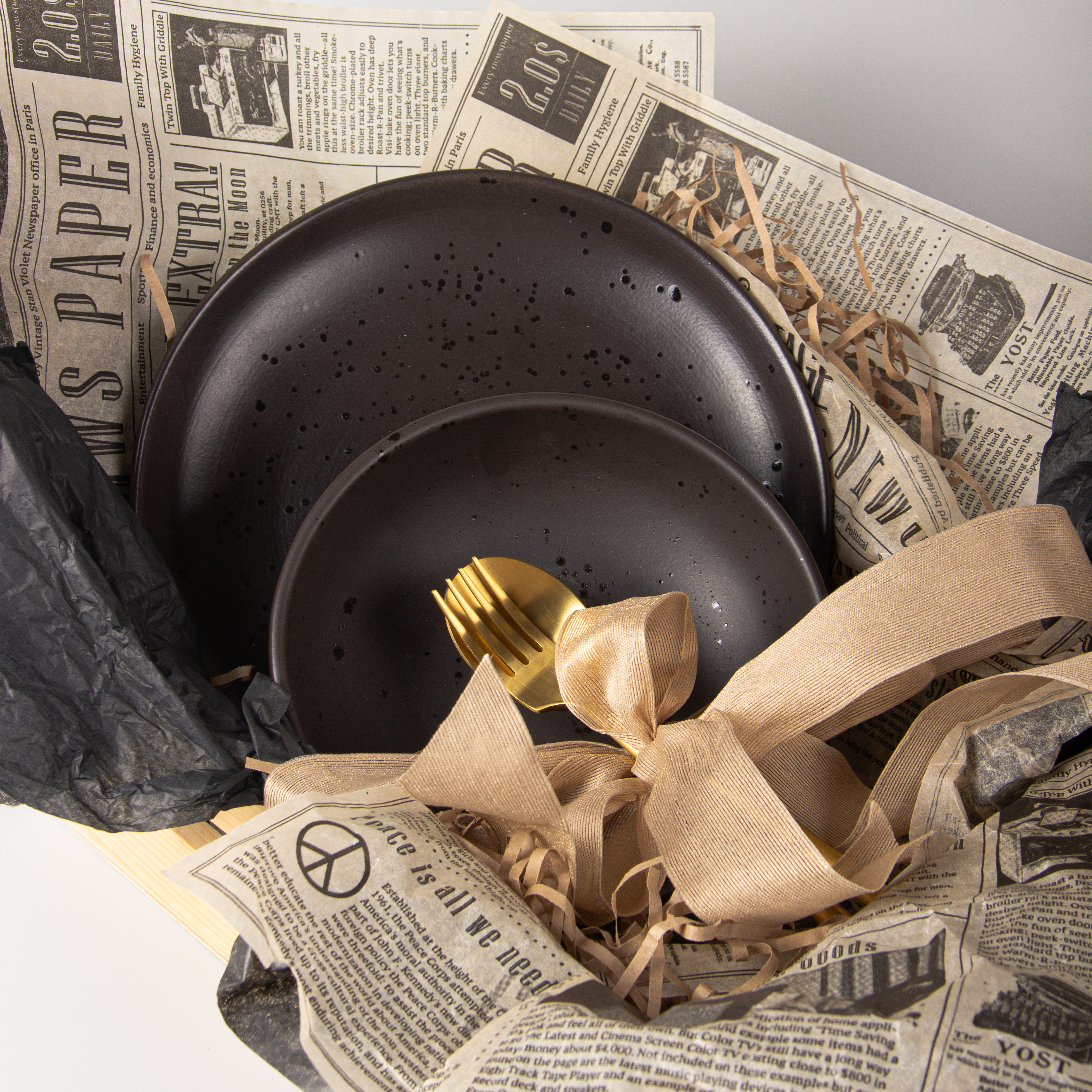 Подарочный набор с керамикой “Черная луна”-5