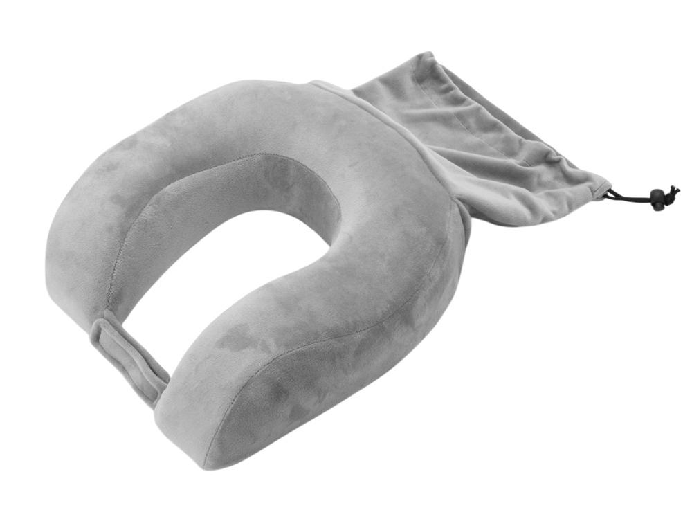 Подушка с эффектом памяти и вшитым чехлом Stash & Snooze-0