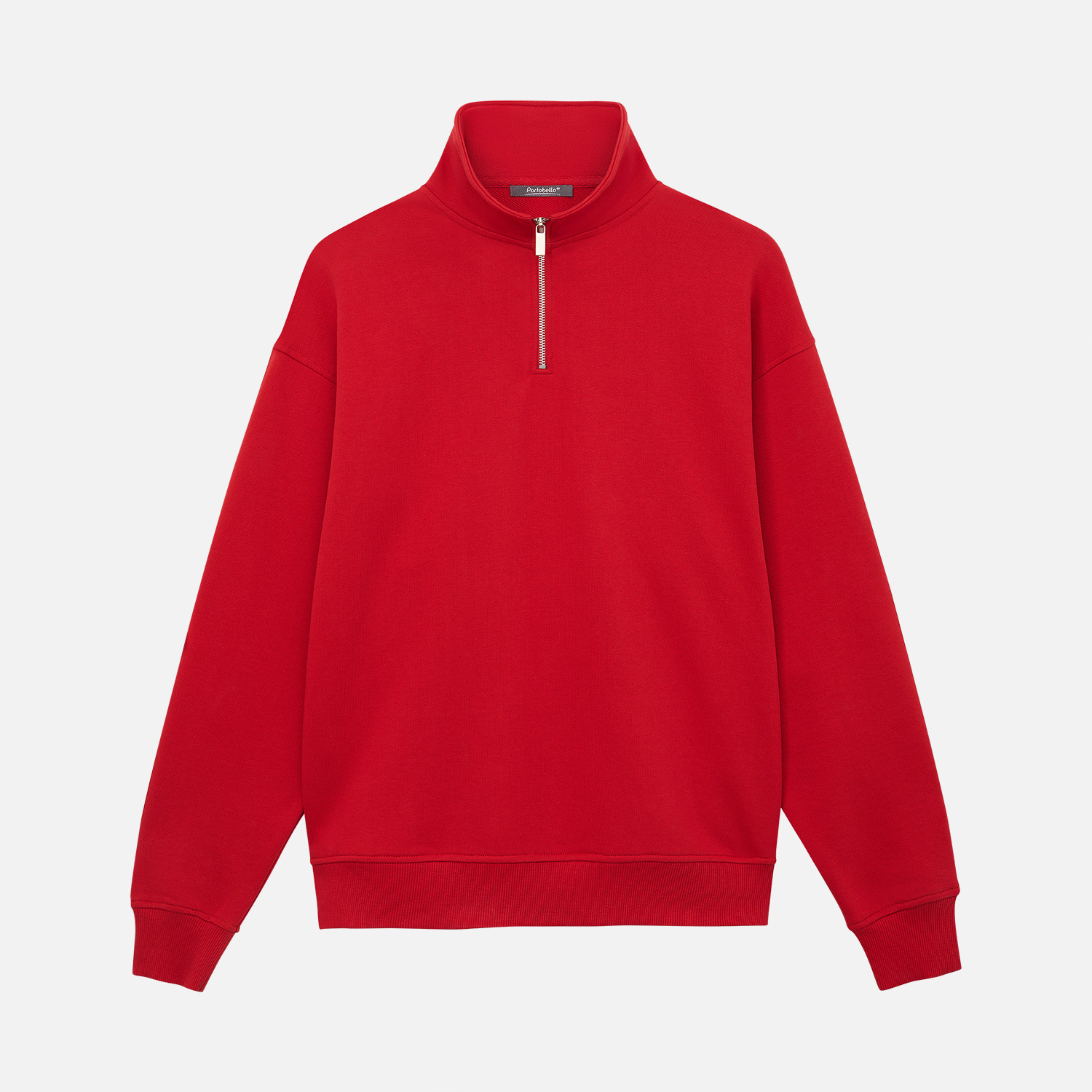 Толстовка на молнии унисекс FLOW, красная-6