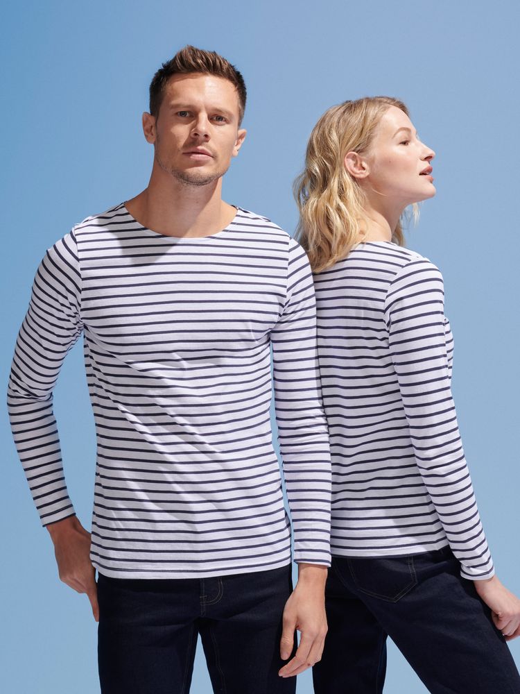 Футболка женская Marine Women, белая с красным-3