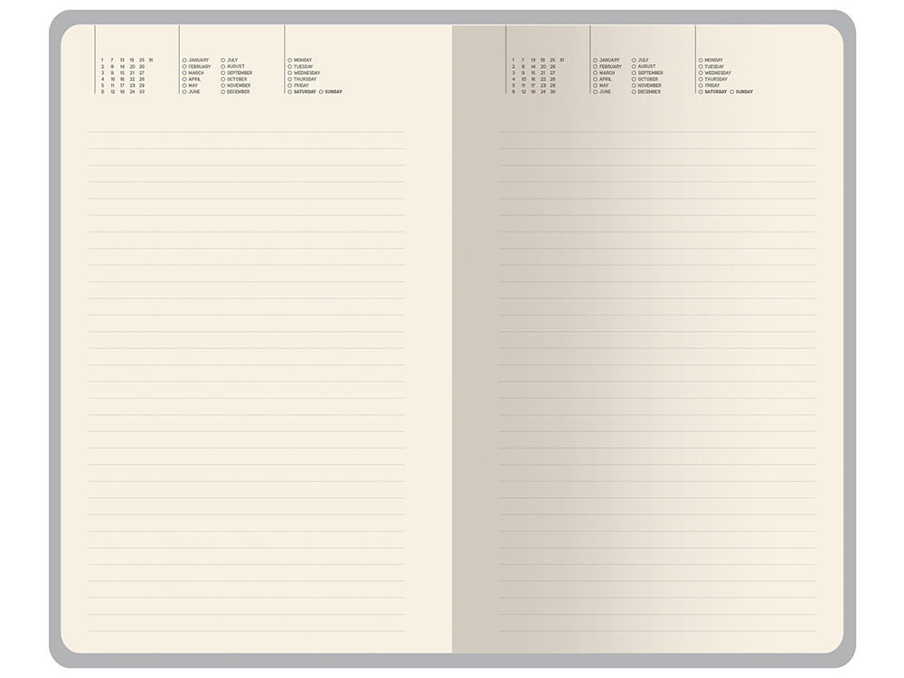 Ежедневник недатированный А5 Morandi. Пыльная роза с нашивкой, пыльно-розовый-6