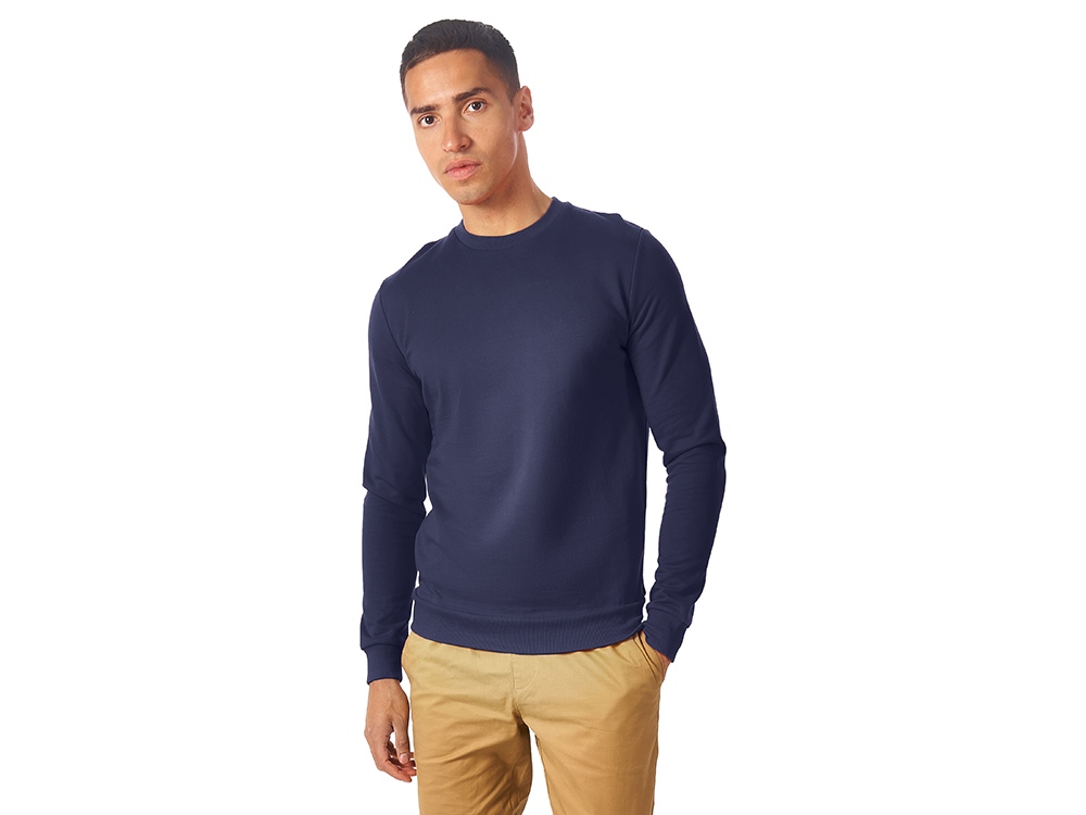 Свитшот Motion унисекс с начесом, нэви-1