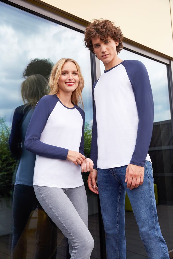 Футболка мужская с длинным рукавом Funky Lsl, белая с черным-2