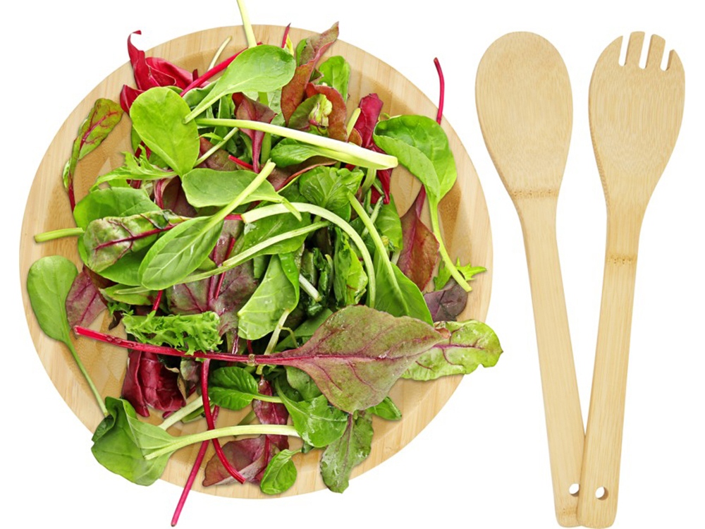 Argulls, бамбуковая салатница и приборы, natural-2