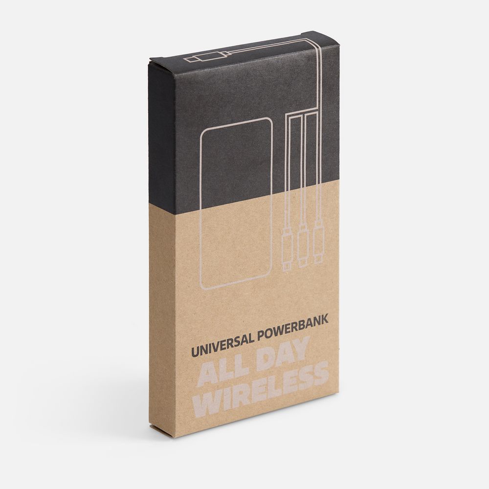 Аккумулятор с беспроводной зарядкой All Day Wireless, 10000 мАч, белый-3