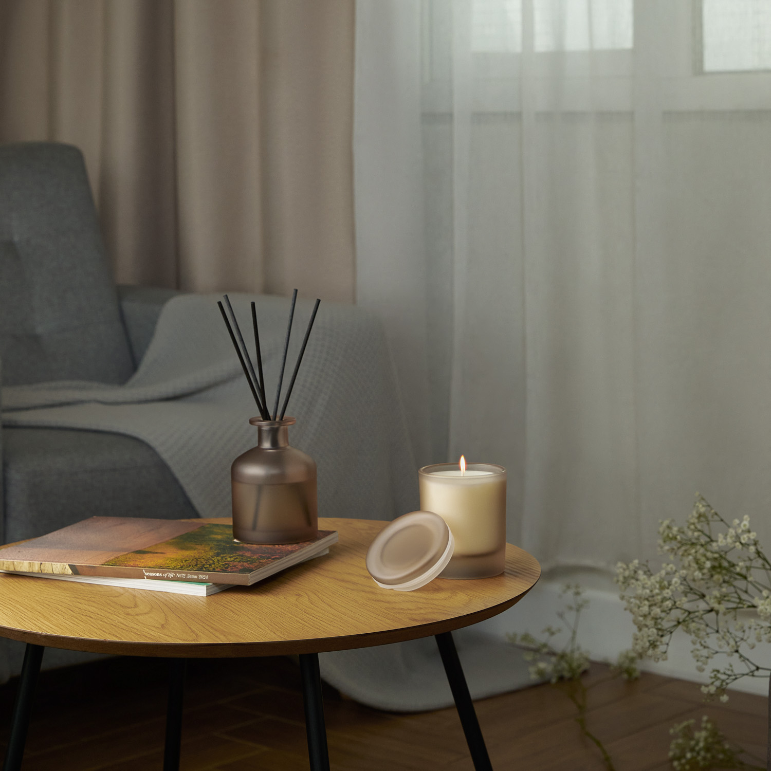 Диффузор ароматический Мизу (Mizu), бежевый-7