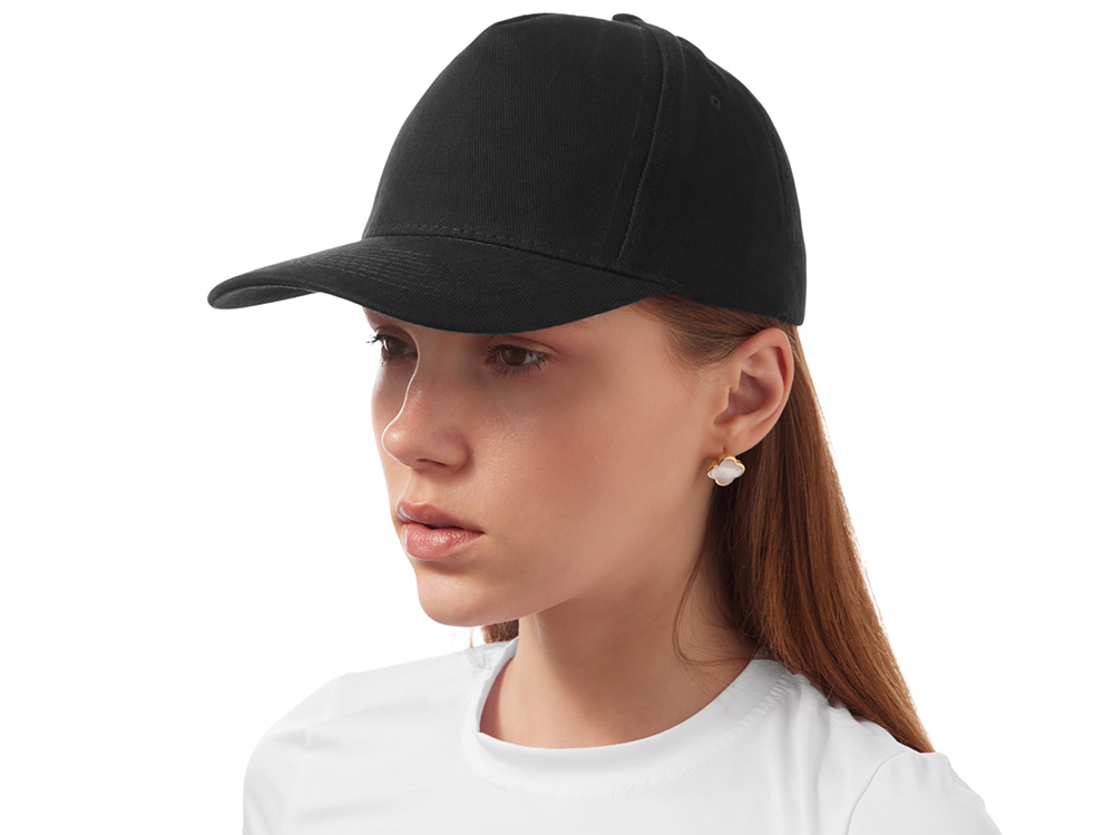 Бейсболка Florida 5-ти панельная, черный-2