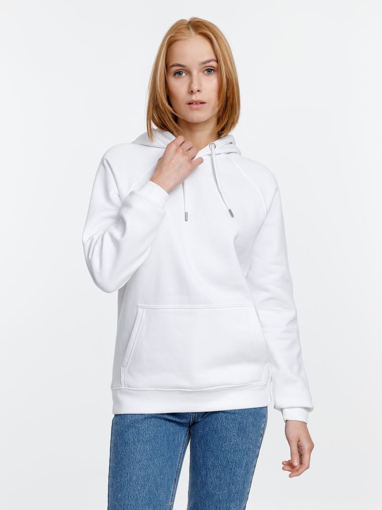 Толстовка унисекс Stellar, белая-10