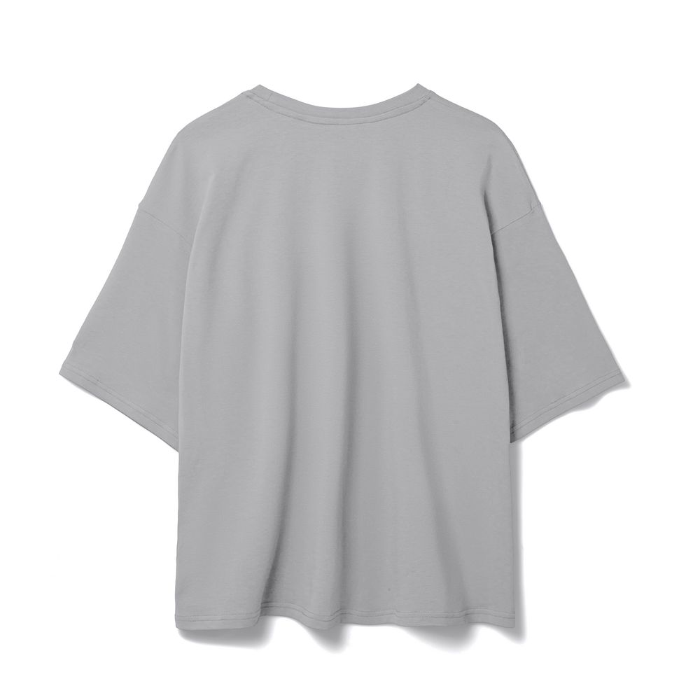 Футболка унисекс оверсайз Street Vibes, серая-1