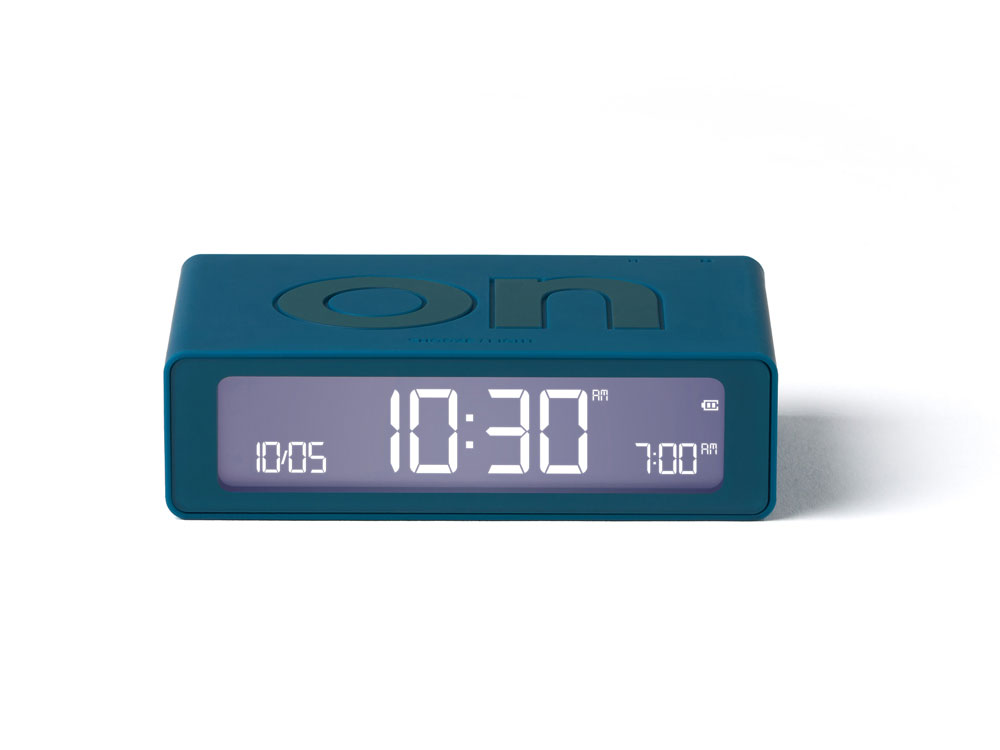 Часы настольные Flip Mini, темно-бирюзовый-2