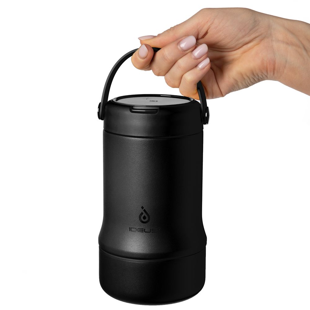 Термос для еды Tabenodo, черный-4