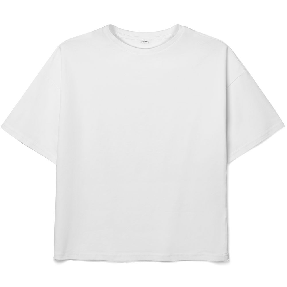 Футболка детская оверсайз Teezer, белая-0