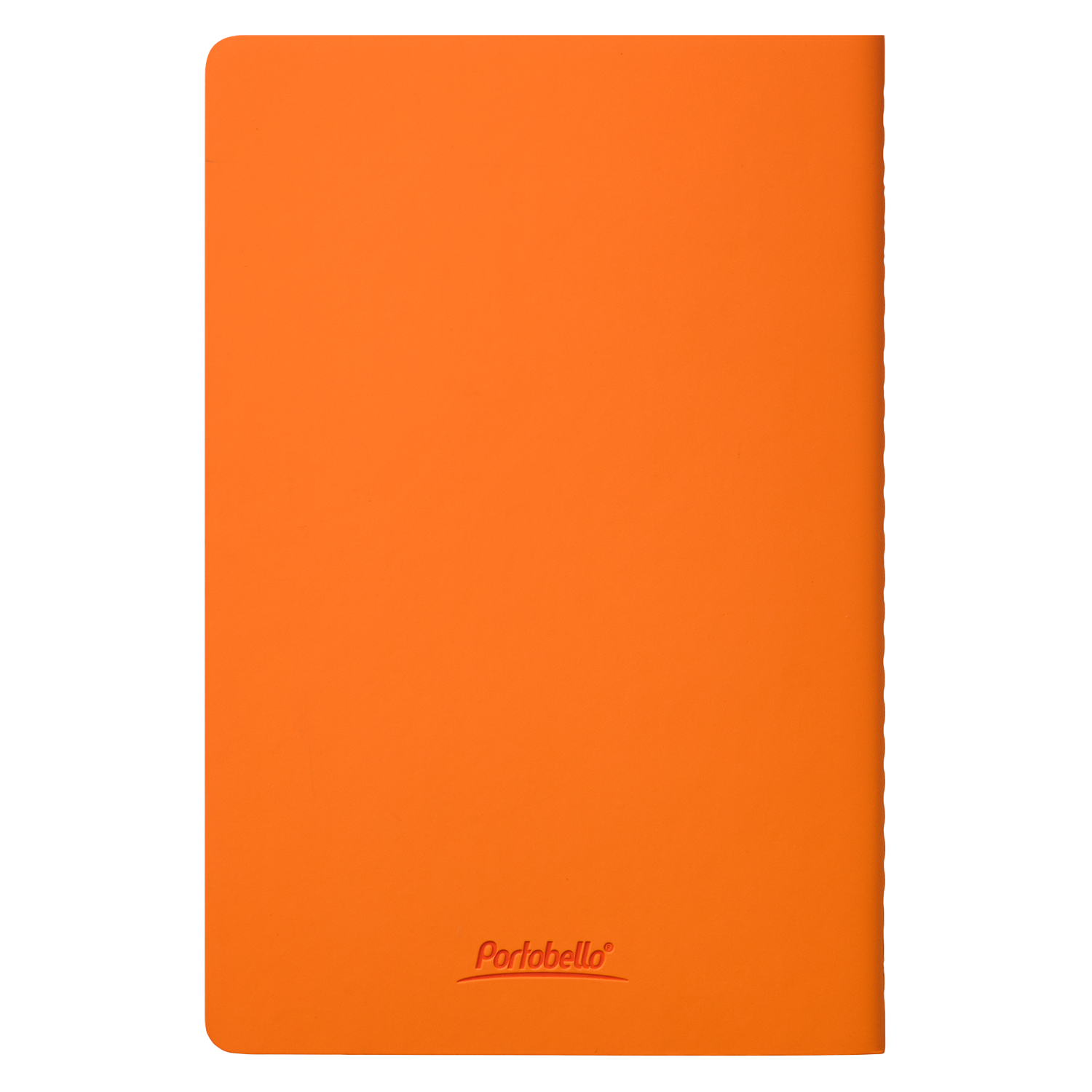 Блокнот Alpha slim, оранжевый-3
