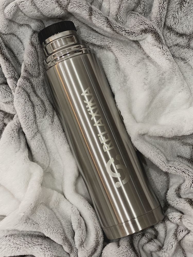 Термос Relaxika 1000, стальной-2