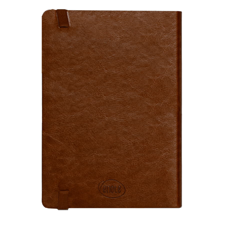 Ежедневник недатированный Boomer, А5,  коричневый, кремовый блок в линейку, без обреза, коричневый-2