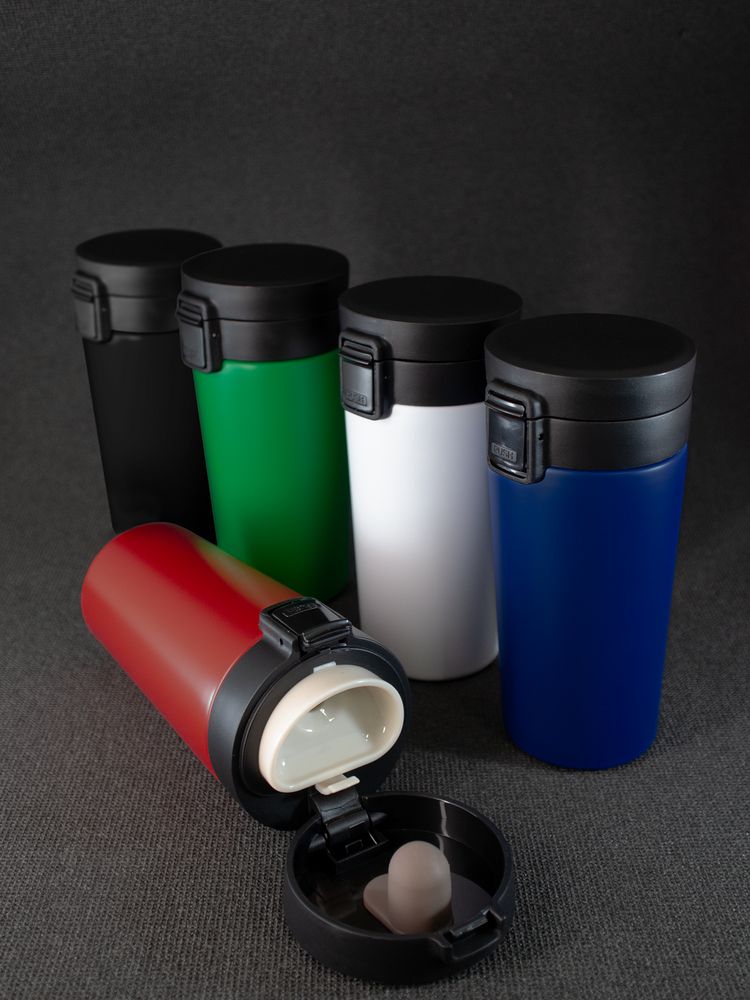 Термостакан с ситечком No Leak Infuser, черный-4