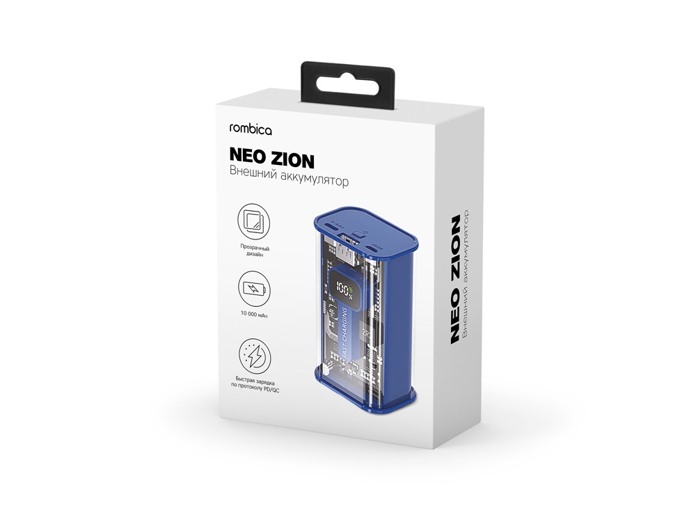 Внешний аккумулятор Rombica NEO Zion Blue-4