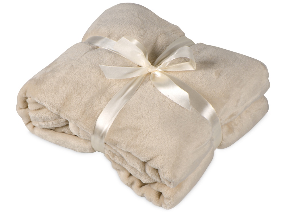 Плед мягкий флисовый Fancy, бежевый-0