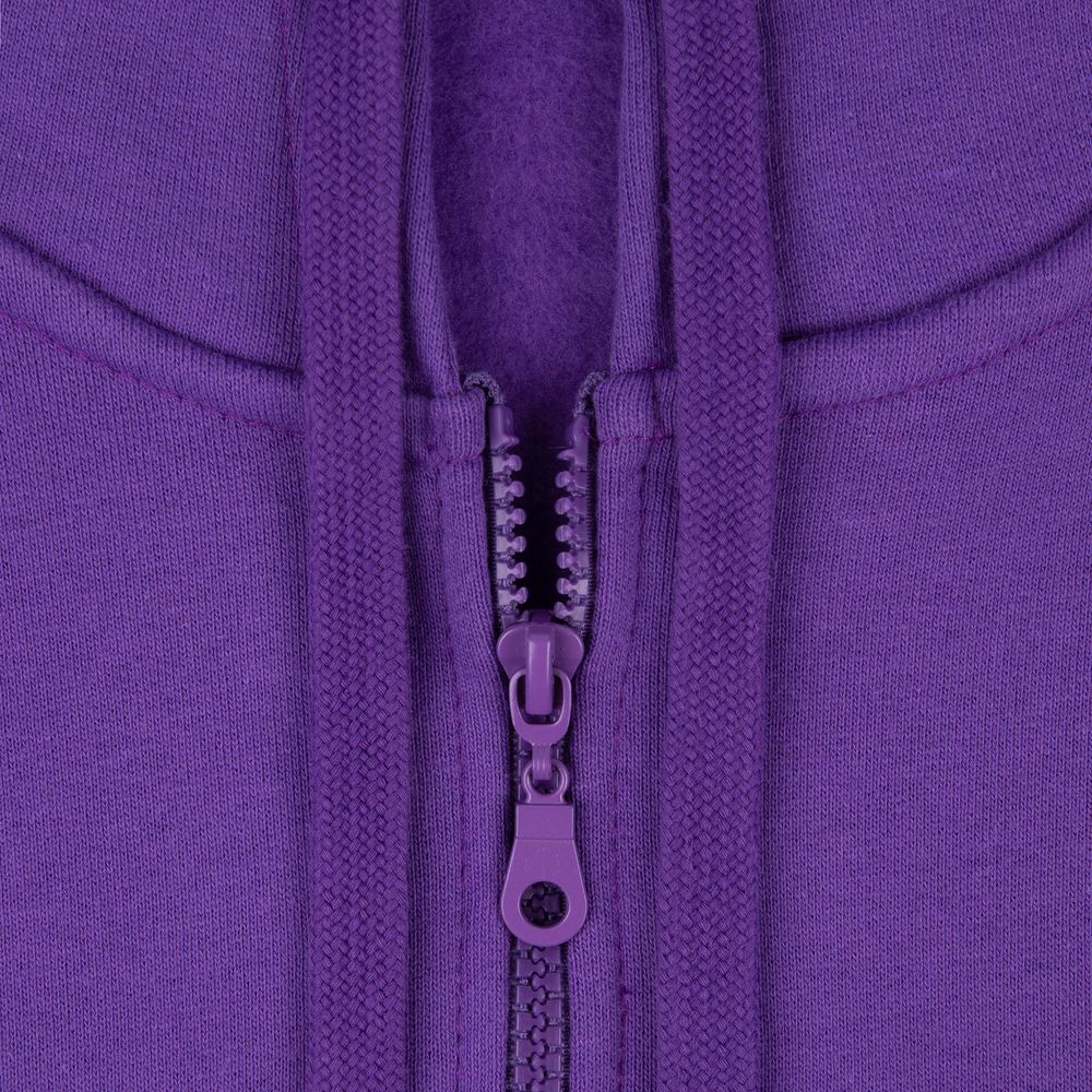 Толстовка на молнии с капюшоном Siverga Heavy 2.0, фиолетовая-4