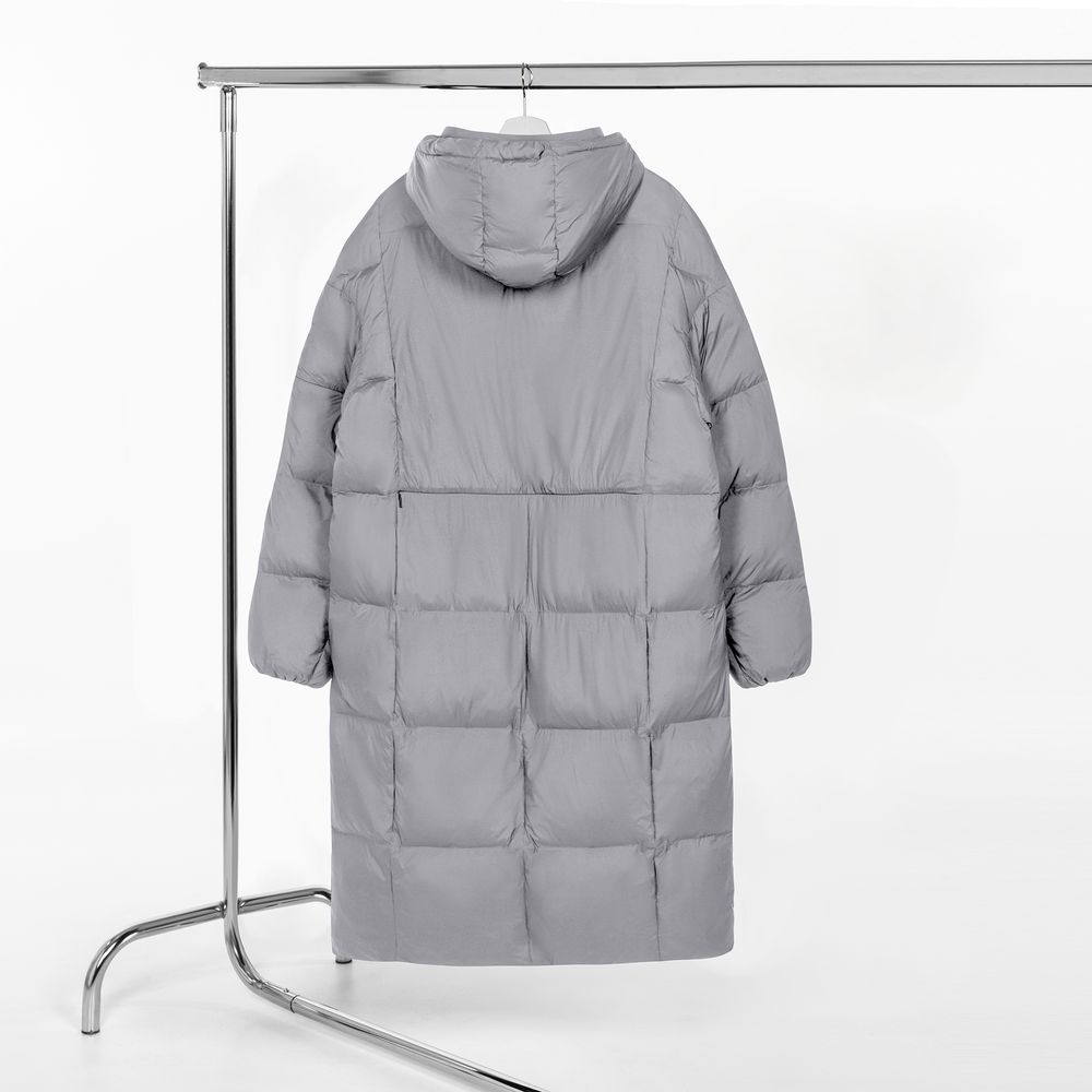 Пуховик унисекс Kapsula, серый-2