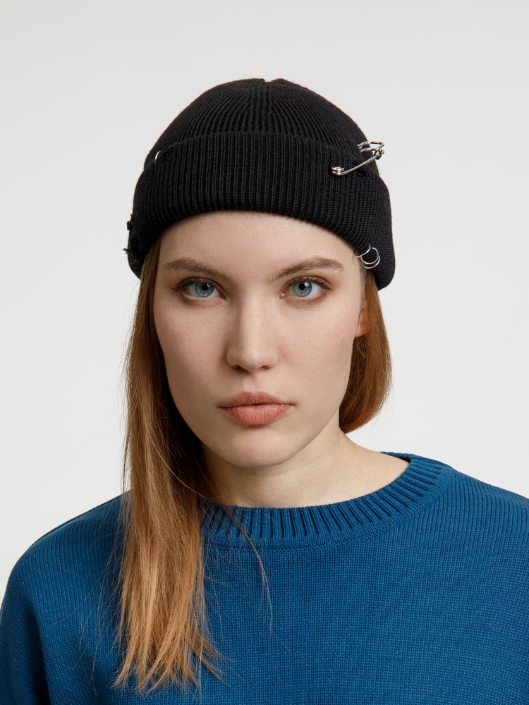 Шапка Pricker, черная-5