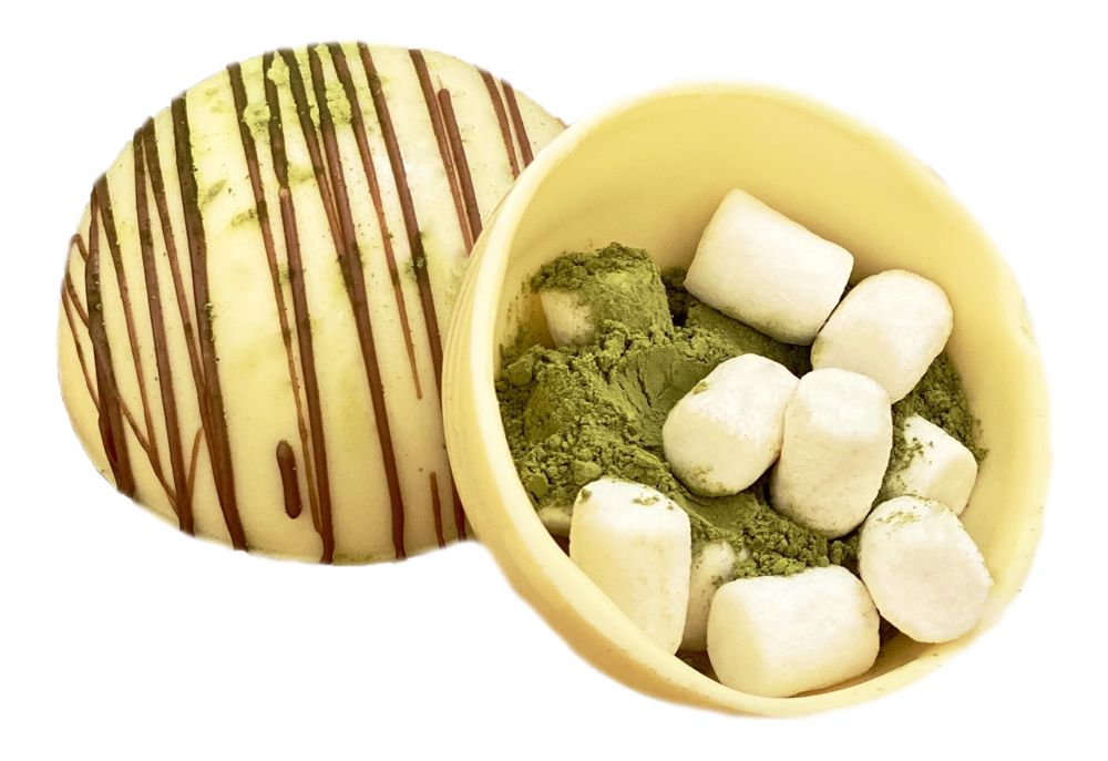 Шоколадная бомбочка «Матча латте»-1