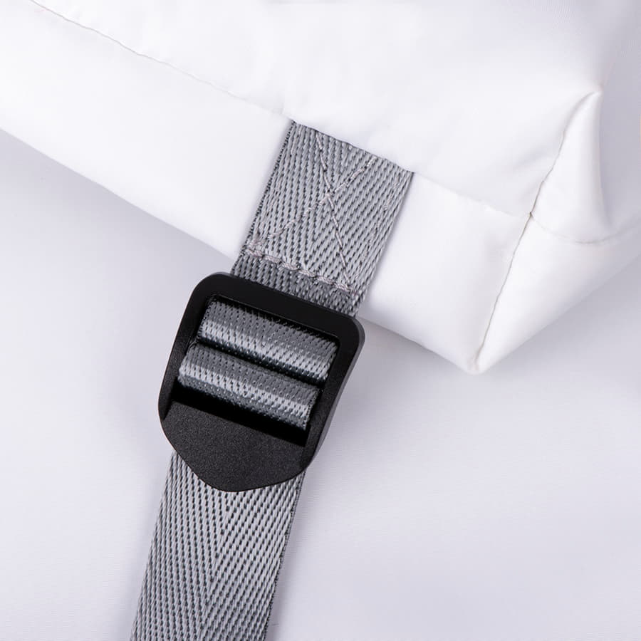 Мягкий рюкзак RUN с утяжкой, белый, серый-5