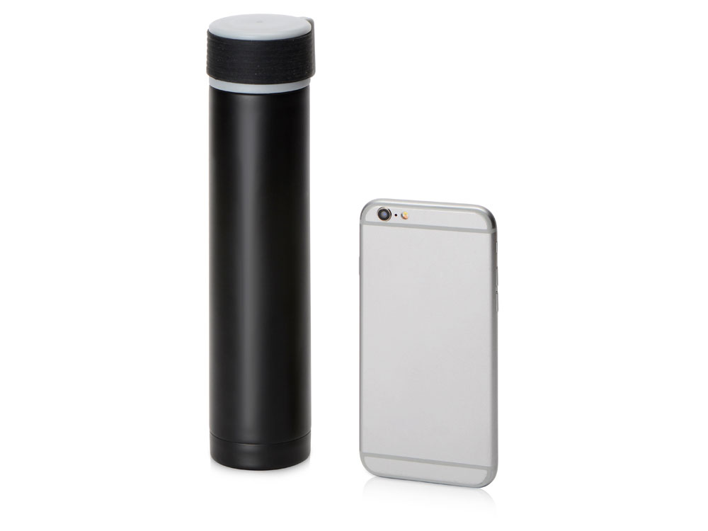 Термос SKINNY MINI, черный-5