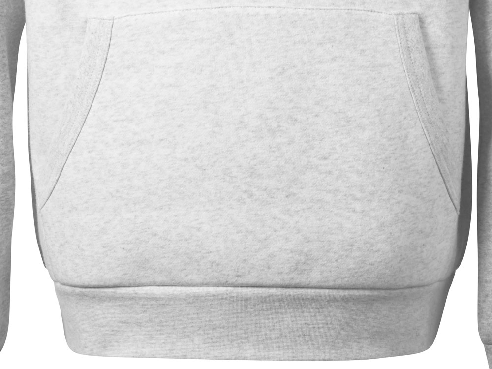 Толстовка с капюшоном Dublin мужская, серый меланж/белый меланж-9