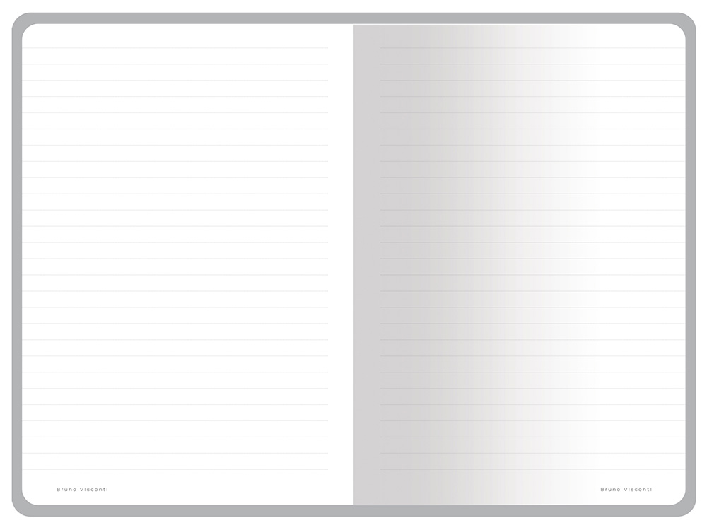 Тетрадь с каменной бумагой А5 Carrara 40 л., линейка, бордовый-5