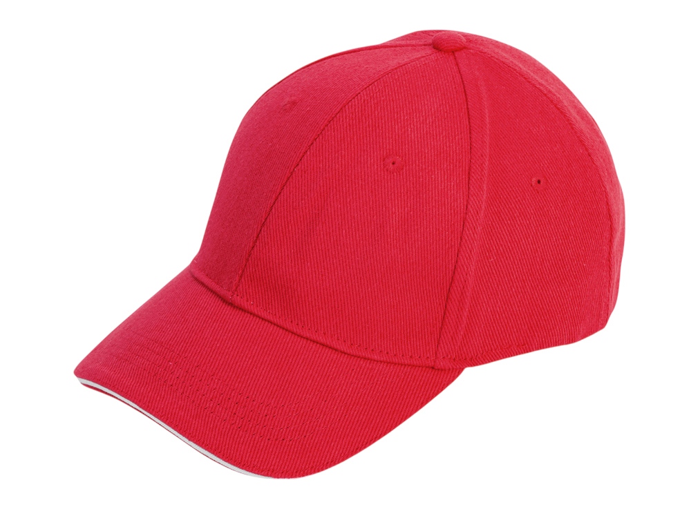 Бейсболка Cancun, красный/белый-3