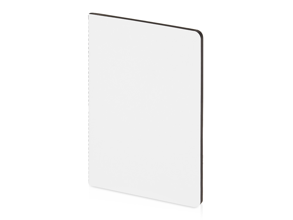 Бизнес-тетрадь А5 Pragmatic Contrast, 40 листов в клетку, белый с черным срезом-0