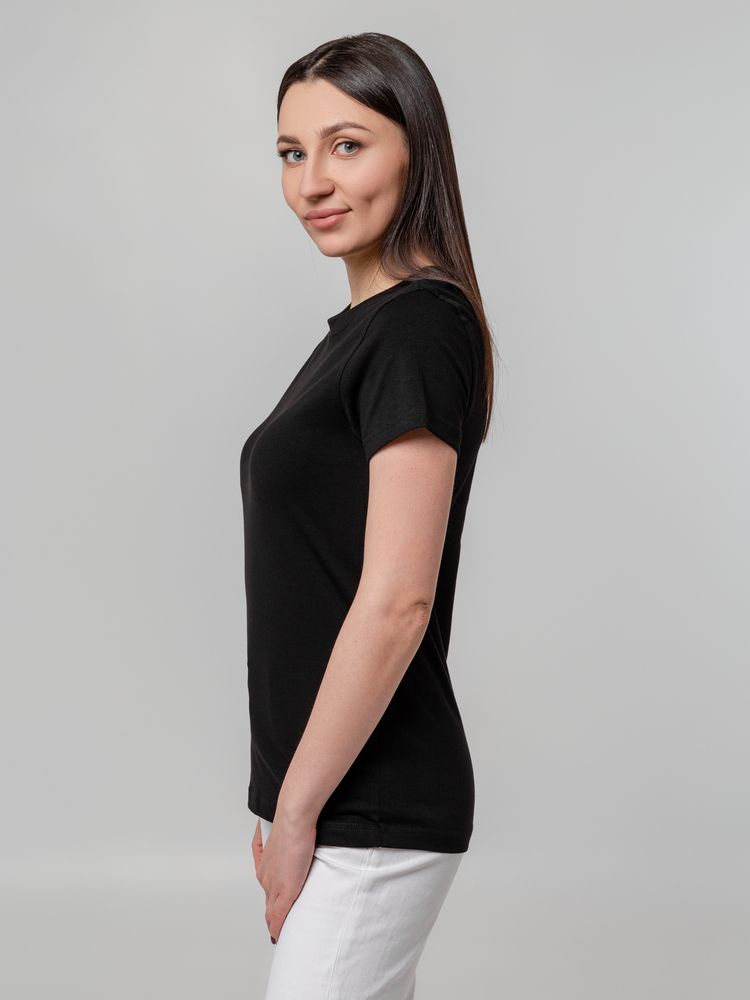 Футболка женская T-bolka Stretch Lady, черная-4
