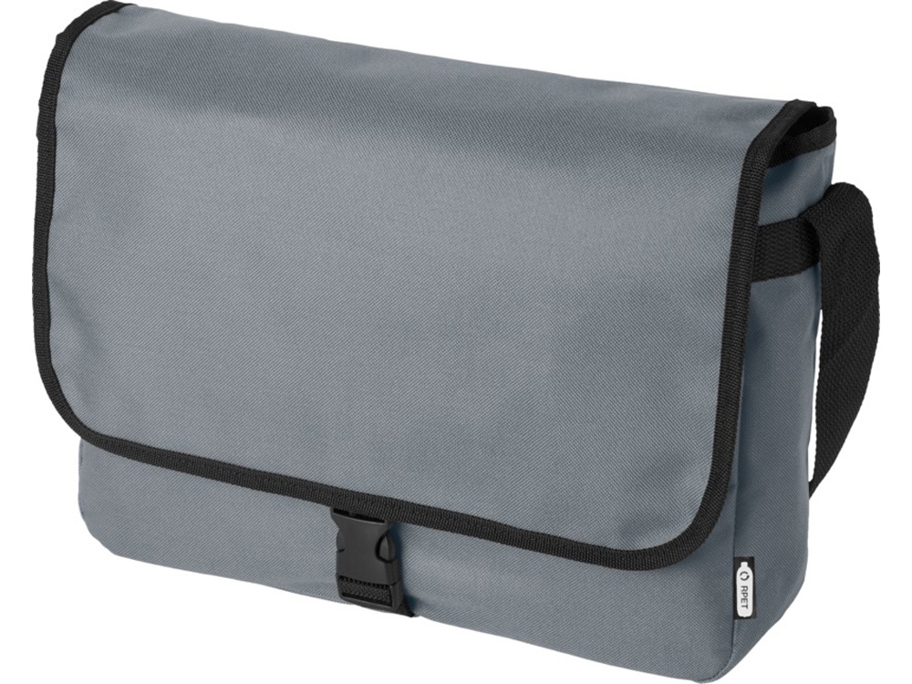 Omaha, сумка через плечо из переработанного PET-пластика, серый-0