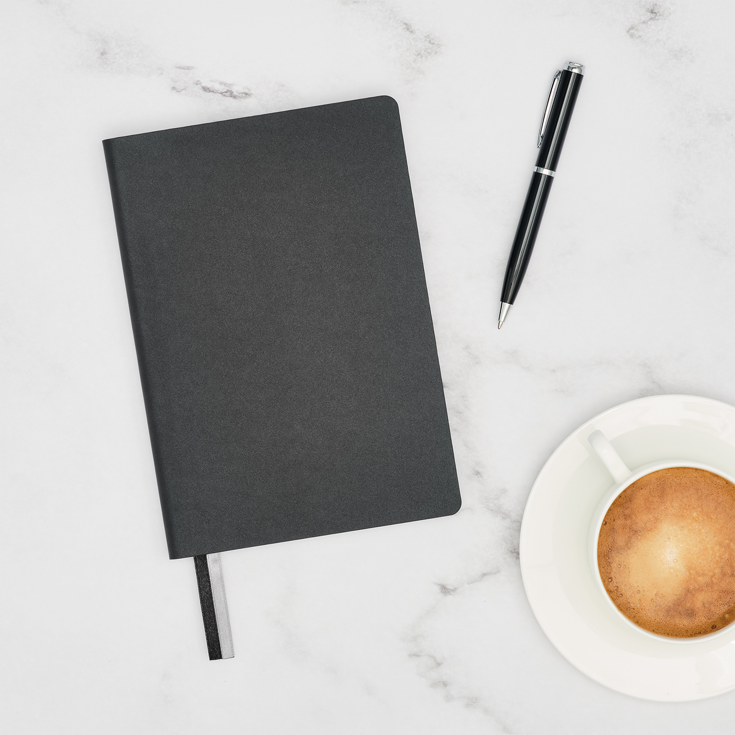 Ежедневник Moon river недатированный, черный-14