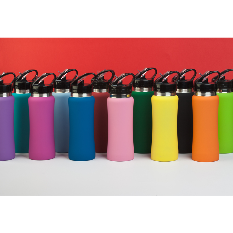 Бутылка для воды "Индиана" 600 мл, покрытие soft touch-2