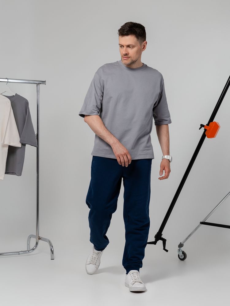 Футболка оверсайз унисекс Kosmos 2.0, кремовая-5