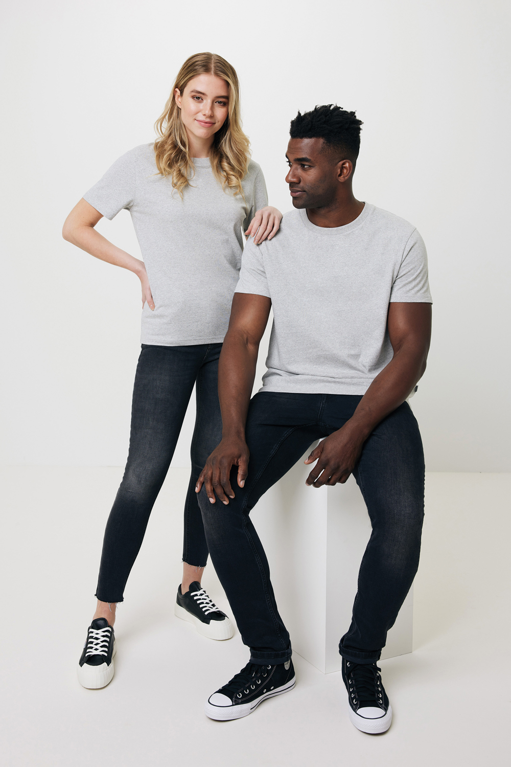 Футболка Iqoniq Manuel из переработанного неокрашенного хлопка, унисекс, 180 г/м²-2