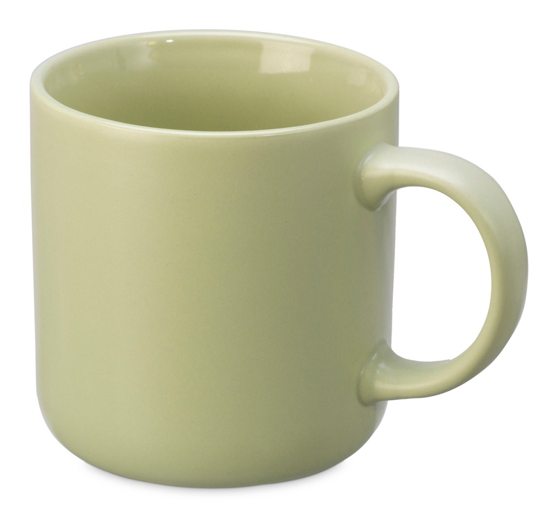 Кружка матовая Rita, 410мл, оливковый-0