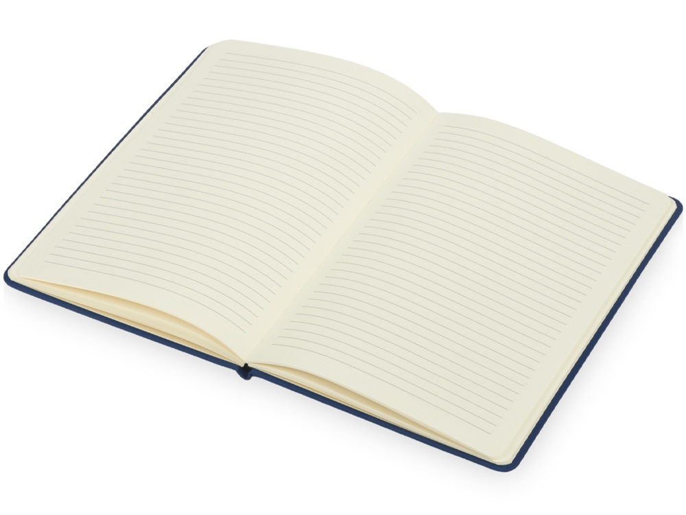 Блокнот Wispy, твердая обложка A5, 64 листа в линейку, синий-1