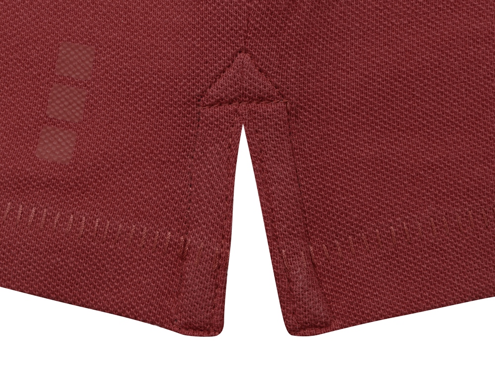 Calgary женская футболка-поло с коротким рукавом, бургунди-5