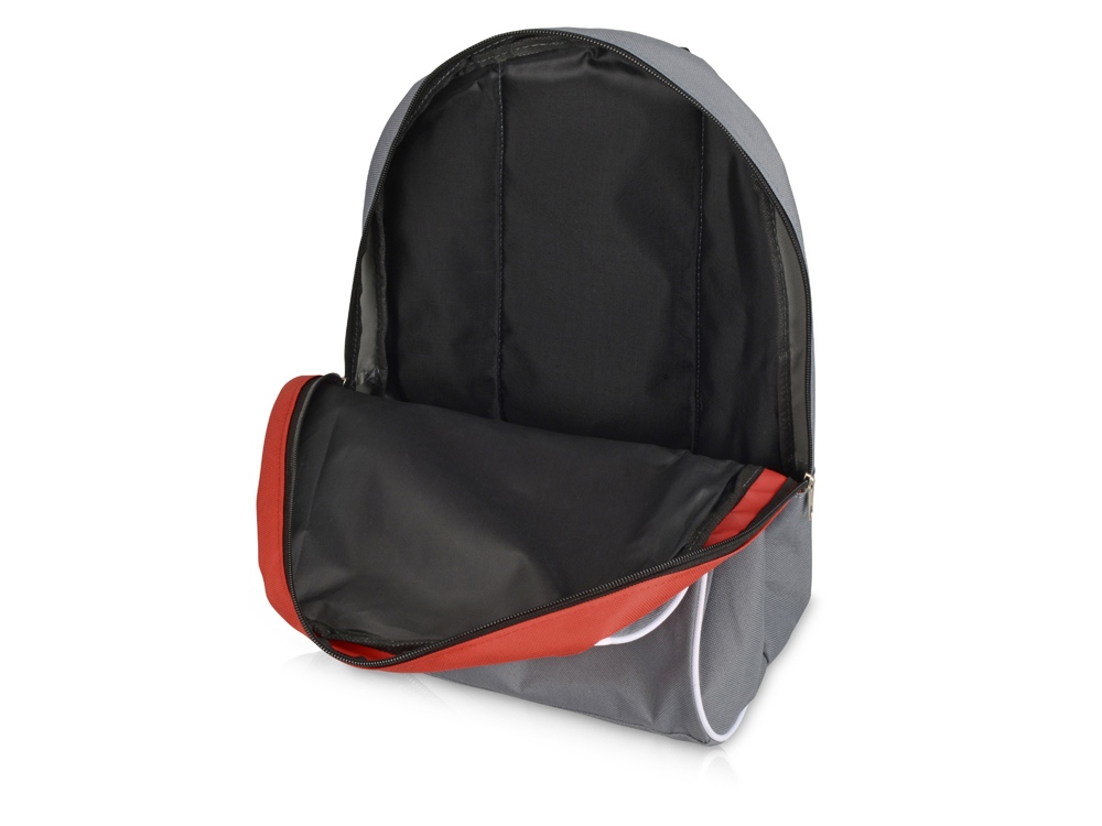 Рюкзак Джек, серый/красный-6